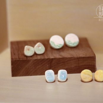 陶瓷耳環 – 小粒粒