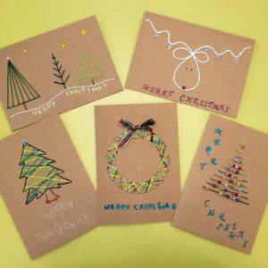 Christmas Card – 手工刺繡賀咭